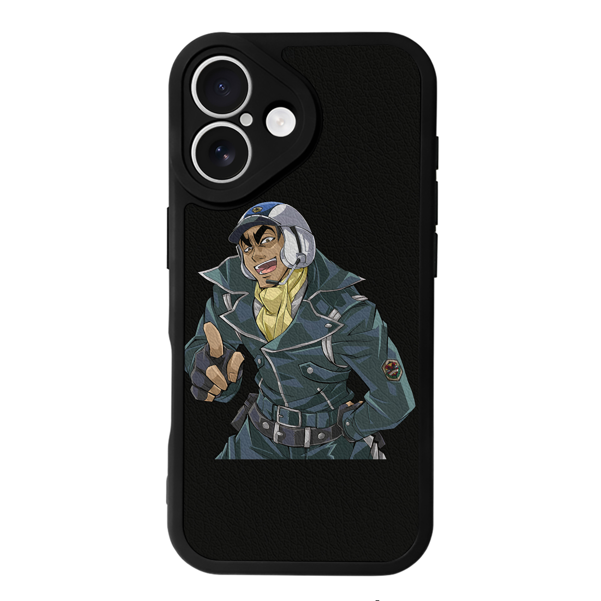 （画像用） 遊☆戯☆王 Yu-Gi-Oh! 【iPhone 16シリーズ対応】シリコンスマホケース（レザー調） 材質：シリコン